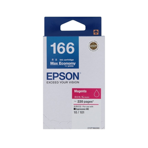 For Epson 166 Compatible for <b>Ink</b> Cartridge <b>Refillable</b> Magenta Yellow Black Red & LC Chip with Chip Target for Empty Cartridges - Product Image 1
