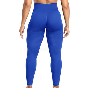 High Waisted Ruched Back Yoga <b>Leggings</b> Women Full Length Stretch Gym Workout <b>Leggings</b> Women <b>Seamless</b> <b>Leggings</b> Customized - Product Image 2