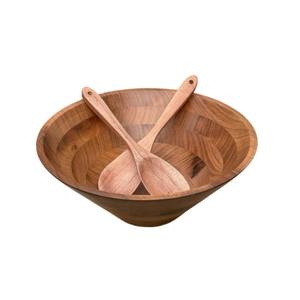 Recién llegado, utensilios para servir de madera con ensaladera, el mejor regalo para una nueva cocina, decoraciones de comedor increíbles - Product Image 3