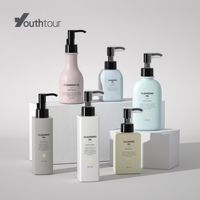 YMSL Emballage Cosmétique Personnalisé 100ml 250ml 450ml 600ml En Plastique carré Lotion Shampooing Gel Douche Conditionneur Bouteille