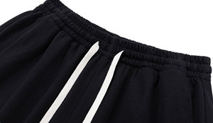 Nuevos estilos, pantalones cortos lisos para niños, algodón de rizo francés, Color sólido, cintura elástica, pantalones cortos de algodón para niños - Product Image 3