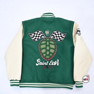 Blouson universitaire Letterman vintage à logo personnalisé pour hommes blouson aviateur personnalisé de style rue pour l'hiver - Product Image 6