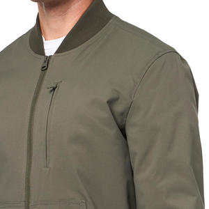 Nouvelle arrivée Veste bomber d'hiver pour homme, coupe slim, en crochet, manches longues, décontractée, personnalisable, vente en gros, rembourrage en coton, respirante, lavée - Product Image 3