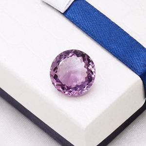 Acheter Meilleure Qualité Naturel Rond Coupe Violet Améthyste Facettes Lâche Gemme Février Mois Pierre De Naissance | Vente en gros - Product Image 3
