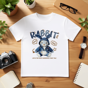 T-Shirt Unisex 100% Cotone 210GSM, Vestibilità Oversize Casual, Logo Stampato Frontalmente con Serigrafia/DTG/Schermo, Maglietta - Product Image 3