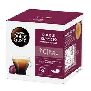 Café Dolce Gusto Doble Espresso Arábica con Cafeína - 96 Cápsulas (Paquete de 6 Cajas) - Product Image 1