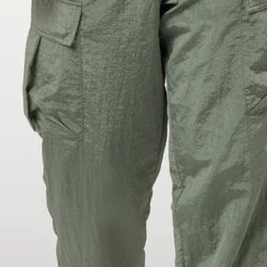 Pantalones Cargo de Corte Recto con Múltiples Bolsillos, Precio al por Mayor, Pantalones Cargo de Nailon para Hombre, Sensación Relajada, Color Personalizado, Ropa Urbana - Product Image 6