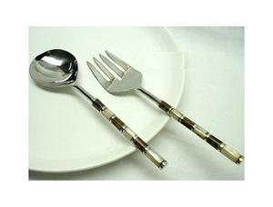 Juego de cubiertos de acero inoxidable hechos en casa de alta calidad, cubiertos de lujo ecológicos para bodas, Navidad, Navidad hecha a mano - Product Image 4