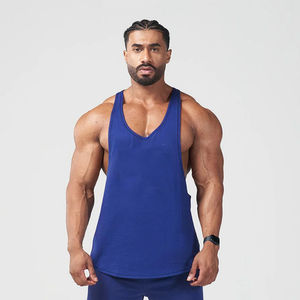 Débardeurs de gymnastique XL personnalisables de haute qualité pour hommes pour la course à pied et l'entraînement débardeurs musculaires respirants hommes OEM entretenus - Product Image 4