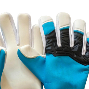 Gants de football professionnels en cuir de haute qualité, à doigts entiers et paume plate, confortables, personnalisables OEM, équipement sportif unisexe pour gardiens de but - Product Image 6