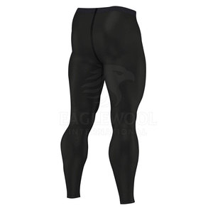 Leggings de compression solides à taille élastique de haute qualité avec logo personnalisé en gros, respirants et sans couture, vêtements de sport - Product Image 2
