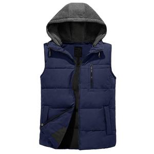 Vente chaude de haute qualité hommes mode doudoune hiver léger sans manches rembourré bonne qualité 100% Polyester - Product Image 3