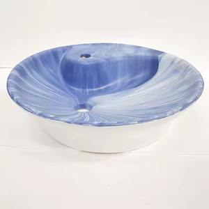 Lavabo redondo de mesa de cerámica de Arte de diseñador moderno, artículos sanitarios para el hogar, sala de estar, comedor, cocina, baño en la India - Product Image 6