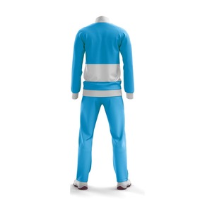 Ensemble de survêtement pour homme, taille plus, veste d'hiver, pantalon, sweat-shirt, décontracté, 2 pièces, couleur unie, vêtements de sport, 100% coton, respirant - Product Image 2