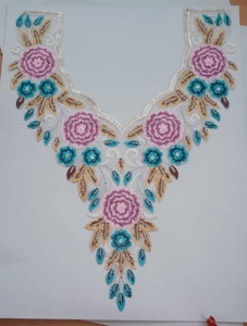 Colliers brodés décoratifs de mode pour des robes et des dessus légers et doux pour la peau - Product Image 5