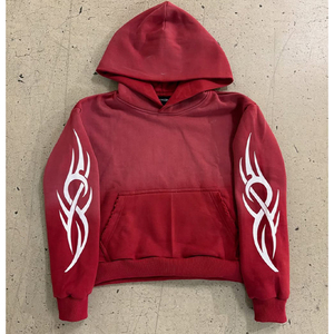 ชุดวอร์มแนวสตรีทของผู้ชาย OEM ชุดวอร์มกางเกงกันลมพิมพ์ลายสกรีนซักได้กันลมและมีฮู้ดสำหรับฤดูหนาว - Product Image 6