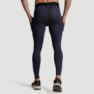 Leggings Deportivos de Compresión para Hombre, Transpirables, de Cintura Media, Elásticos, Sólidos, para Fitness, Correr, Baloncesto, Venta al Por Mayor Personalizada - Product Image 3