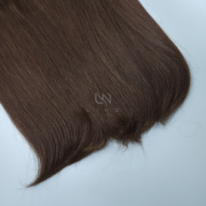 Usine en gros 100% cheveux humains vietnamiens cuticule saine cheveux alignés pointe plate Extensions de cheveux génie trame - Product Image 5