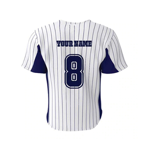 Camiseta de béisbol de poliéster 100% de alta calidad, camisetas de equipo personalizadas con costura Lisa para impresión por sublimación - Product Image 2