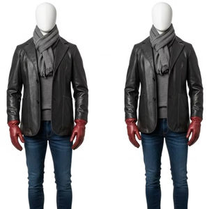 ถุงมือหนังสำหรับเดินทางฤดูหนาว หนังแท้ กันลม อุ่นสบาย เหมาะสำหรับขับรถ ขี่ม้า ขายส่ง - Product Image 4