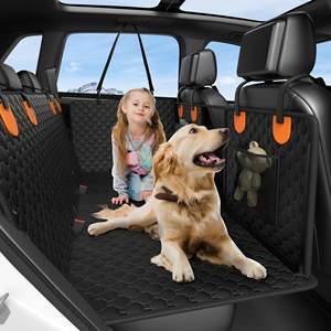 Hamaca Impermeable para Perros con Base Rígida, Extensor de Asiento Trasero para Autos, Camionetas, SUV, Jeep, Protector de Asiento Trasero para Mascotas - Product Image 3
