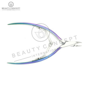 Pinzas multifuncionales para cutículas, pinzas para uñas OEM de tarifa al por mayor, pinzas coloridas ecológicas internacionales por concepto de belleza - Product Image 3