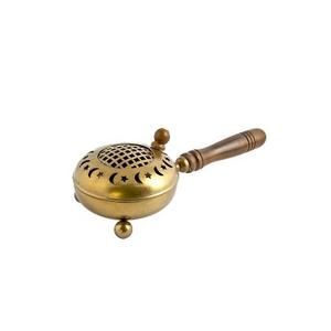 Quemador de Incienso de Latón Hecho a Mano de Alta Calidad, Pequeño Quemador de Incienso Indio de Latón 100% Natural para Decoración del Hogar - Product Image 3