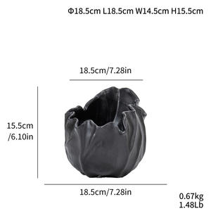 Wholesale Modern Custom Logo <b>Ceramic</b> Flower <b>Vase</b> For Home Desktop Decoration Flower Arrangement Crafts Wholesale - Product Image 4