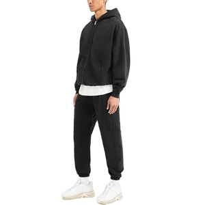 Sweats à capuche personnalisés à fermeture éclair intégrale avec logo 3D en mousse pour hommes, fermeture éclair complète avec fermeture éclair intégrale et impression bouffante - Product Image 6