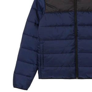 Veste d'hiver pour homme en duvet de canard blanc, nouvelle conception tendance, décontractée et sportive, design bicolore avec capuche noire - Product Image 2