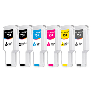 Cartouche d'encre HESHUN 300ML compatible avec HP730 pour imprimantes grand format <span class=keywords><strong>HP</strong></span> DesignJet T1600 T1700 T2600 - Product Image 1