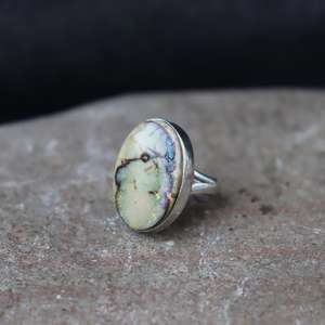 Monarch <b>Opal</b> <b>Ring</b> Statement <b>Ring</b> Sterling Silver <b>Ring</b> Gift For Women & Girls Anniversary Gift For Her - Product Image 3