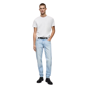 T-shirt décontracté 100% coton de haute qualité pour hommes, impression de couleurs unies avec un design vierge et une couleur unie. - Product Image 1