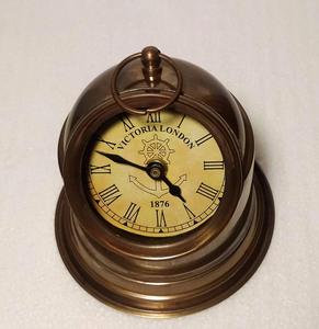 Casque de plongeur décoratif fait à la main de haute qualité nouveauté horloge de Table plaquée de cuivre matériel en métal fabricant indien exportateur - Product Image 4