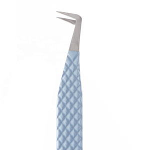 Pinzas de extensión de pestañas con volumen de revestimiento de Plasma negro de 90 grados envío gratis - Product Image 6