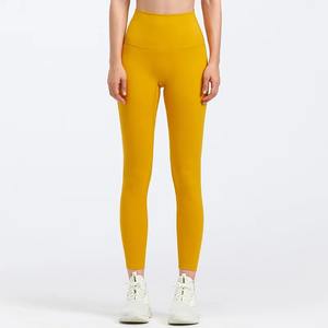 Leggings pour femmes de haute qualité, sur mesure, taille mi-haute, respirants, sans coutures, longueur genou, 100% coton, fabriqués au Pakistan - Product Image 5