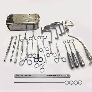 Ensemble d'instruments chirurgicaux manuels en acier inoxydable pour amygdalectomie et adénoïdectomie, 25 pièces, haute qualité, certifié CE, PENTAX SURGICAL - Product Image 3