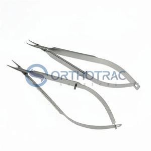 Tijeras Quirúrgicas Castroviejo de Alta Calidad, 125 mm, Instrumentos Quirúrgicos Oftalmológicos y ORL, Juego de Instrumentos de Acero Inoxidable, Modelo Manual - Product Image 6