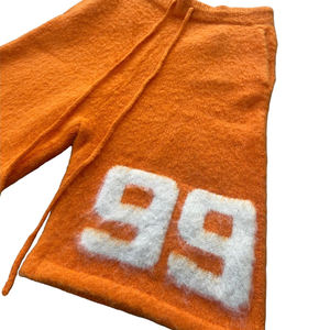 Pantalones cortos de tela de mohair para hombre de alta calidad diseño OEM últimos pantalones cortos de mohair cálidos de invierno para hombre - Product Image 3