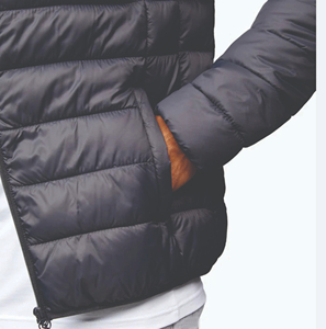 Chaqueta acolchada de nailon personalizada al por mayor, chaqueta acolchada de invierno para hombre brillante, extraíble, transpirable, personalizada, chaqueta acolchada de invierno OEM - Product Image 3