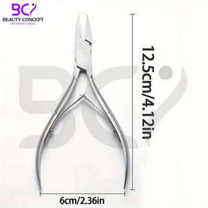 Cortauñas de Precisión de Acero Inoxidable para Uñas Encarnadas y Gruesas, Removedor de Piel Muerta, Herramienta de Pedicura y Manicura, Cortacutículas con Apertura de Mandíbula Ancha - Product Image 5