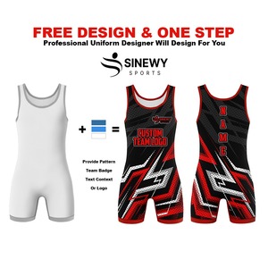 Dernière offre Sexy Women Wrestling Singlet Respirant Léger Spandex Wrestling Uniforms Team Logo Singlet - Product Image 3