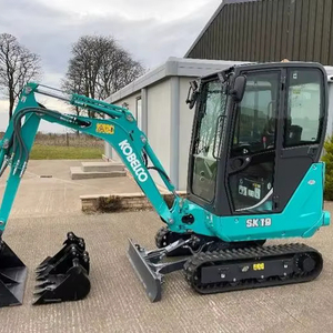 Nueva Excavadora Mini Kobelco SK19 Original de Segunda Mano, Cadena de Goma Hidráulica, Compatible con JCB, Modelo 2019 - Product Image 1