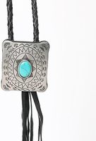 Collier pour femme Collier en argent antique et cuir/Bijoux faits main collier boho ethnique minimaliste/cadeau pour collier femme