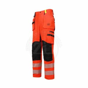 Pantalones de Seguridad para Hombre, ANSI Clase 1, EN ISO 20471 Clase 2, con Luz LED, Forro Polar de Algodón, Ripstop, Elásticos, Ajustados, con Hebillas Altas - Product Image 6