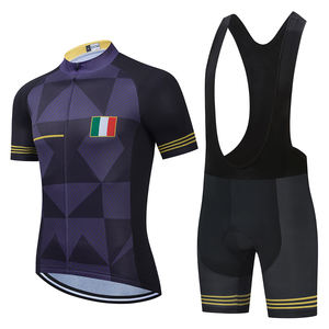 Vêtements de cyclisme Polyester Matériel Meilleure conception Poids léger 2025 Haute qualité Logo personnalisé Impression Uniforme de cyclisme - Product Image 1