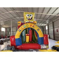 Grand équipement d'amusement gonflable d'extérieur 7x45.5
