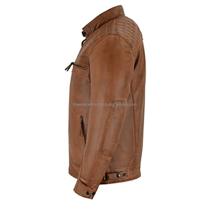 Meilleur prix sur mesure vestes en cuir pour hommes nouvelle arrivée vêtements pour hommes meilleure vente veste en cuir pour hommes - Product Image 4