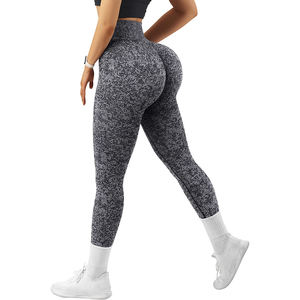 Leggings de yoga pour femmes, taille haute, sans couture, écologiques, respirants |   Pantalons de fitness pour lifter les fesses - Product Image 5