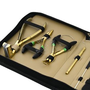 Kit de herramientas de extensión de cabello de alta demanda, cinta dorada en alicates, herramienta de bucle, removedor de microperlas y alicates de prensado, juegos de pinzas de peluquero y peine - Product Image 6